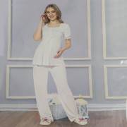 Limissi 2091 Pijama Takımı Ekru - L