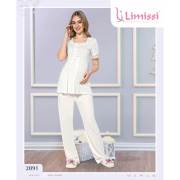 Limissi 2091 Pijama Takımı Ekru - XL