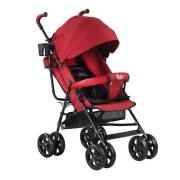 Babyhope SA-7 Baston Puset Bebek Arabası - Kırçıllı Kırmızı