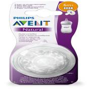 Philips Avent Natural Silikon Biberon Emziği 2li 6+ Ay -SCF 044/27