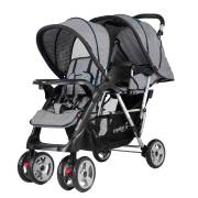 Crystal Baby 234 Armoni İkiz Bebek Arabası Gri