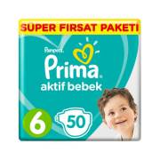 Prima Aktif Bebek 6 Numara 50 Adet 13-18 kg
