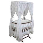 Bebetti 510 Hacegan Tekstil+Beşik Seti Ceviz