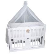 Bebetti 660 Safir Tekstil+Beşik 660 Seti Beyaz