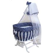 Bebetti 395L Fiyonklu Tekstil+Beşik Seti Lacivert