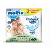 Molfix İzotonik Islak Havlu Ferah Temizlik 3lü Paket