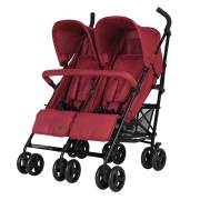 Prego Baby 2074 Monart İkiz Bebek Arabası - Bordo