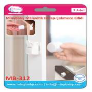 Miny Baby MB-312  Manyetik Dolap - Çekmece Kilidi