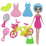 Kıyafetli Bisikletli Bebek