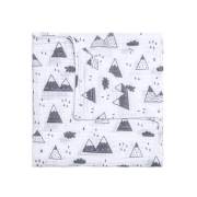 Funna Baby 9678 Mountains Tek Muslin Battaniye - 120x120 cm