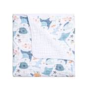 Funna Baby 9661 Atlantico Tek Battaniye (4 Kat) - 120x120cm