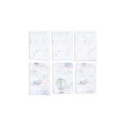 Funna Baby 9700 Sky 6lı Ağız Bezi - 30x30xcm