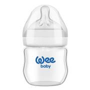 Wee Baby 144 Natural Isıya Dayanıklı Cam Biberon 125 ml/ 0-6 ay