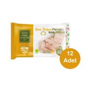 Eyüp Sabri Tuncer Yenidoğan Pamuklu Islak Mendil 40 adet-12li