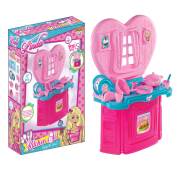 Furkan Toys Linda Kalpli Mutfak Seti 18 Parça -Fr58529