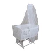 Bebetti 120 Beyzade Tekstil+Beşik Seti Beyaz