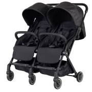 Sunny Baby 9002  Moonstar İkiz Bebek Arabası Siyah 