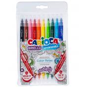 Carioca 41428 Bırello Jumbo + Standart Çift Uçlu 10Lu