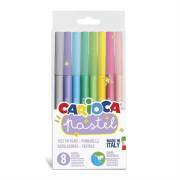 Carioca 43032 Pastel Renkler Süper Yıkanabilir Keçeli 8Li