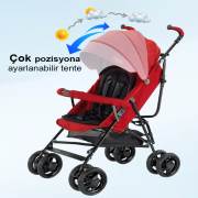 Baby2Go 2012 Eko Baston Puset - Kırmızı