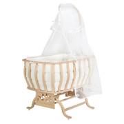 Bebetti 330 Eko Doğal Beşik+Tekstil Seti
