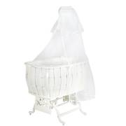 Bebetti 390 Fiyonklu Krem Beşik+Tekstil Seti