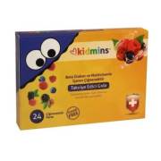 Kidmins Betaglukan ve Multivitamin Orman Meyveli Çiğnenebilir 24 lü Pastil