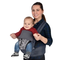 Sevi Bebe Lüks Oturaklı Bebe Kanguru -Gri