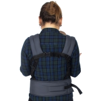 Sevi Bebe Lüks Oturaklı Bebe Kanguru -Gri