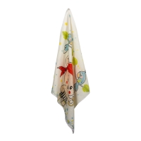 Sevi Bebe Pano Baskılı 2li Çok Amaçlı Muslin Örtü (70x55cm) - Korsan