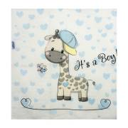 Sevi Bebe Pano Baskılı 2li Çok Amaçlı Muslin Örtü (70x55cm) - Zürafa