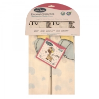 Sevi Bebe Pano Baskılı 2li Çok Amaçlı Muslin Örtü (70x55cm) - Zürafa