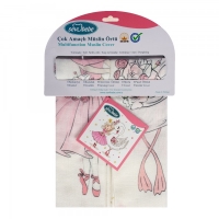 Sevi Bebe Pano Baskılı 2li Çok Amaçlı Muslin Örtü (70x55cm) - Kuğu