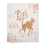 Sevi Bebe Pano Baskılı Muslin Battaniye (120x120 cm) - Geyik