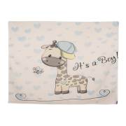 Sevi Bebe Pano Baskılı Muslin Battaniye (120x120 cm) - Zürafa