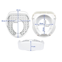 Sevi Bebe Lüks Klozet Adaptörü - Gri Yıldız
