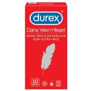 Durex Fetherlite 10lu Prezervatif (Daha Yakın Hisset)