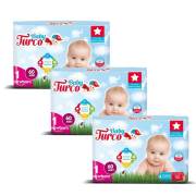 Baby Turco Bebek Bezi 1 Beden Newborn 3x60 Adet 