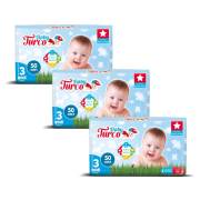 Baby Turco Bebek Bezi 3 Beden Midi 3x50 Adet 