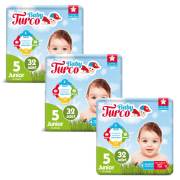 Baby Turco Bebek Bezi 5 Beden Junior 3x32 Adet 