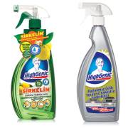 HighGenic 2li Avantajlı Paket Sirkelim Limon & Paslanmaz Çelik Yüzey ve Ankastre Temizleyicisi 750ml