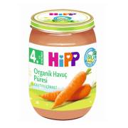 Hipp Organik Havuç Püresi Kavanoz Maması 125Gr