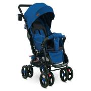 Babyhope 603-95 Tam Yatabilen Bebek Arabası - Kırçıllı Mavi