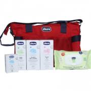 Chicco Bebek Bakım Seti  Kırmızı Çanta Hediyeli