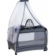 Acr Ciciko C-1000 Velar Tüllü Bebek Oyun Parkı Park Yatak Beşik 70x110 cm- Gri