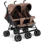 Babyhope BH610-56 İkiz Baston Bebek Arabası - Kahverengi
