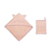 Funna Baby 9754 Üçgen Başlıklı Havlu + Kese -VIP