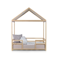 Babyhope Dore Montesorri Ahşap Karyola Naturel 90X190