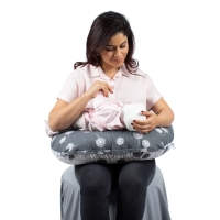 Sevi Bebe Eko Anne Bebek Minderi - Gri Uçuç