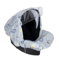 Sevi Bebe Desenli Lüks Anakucağı Yağmurluk